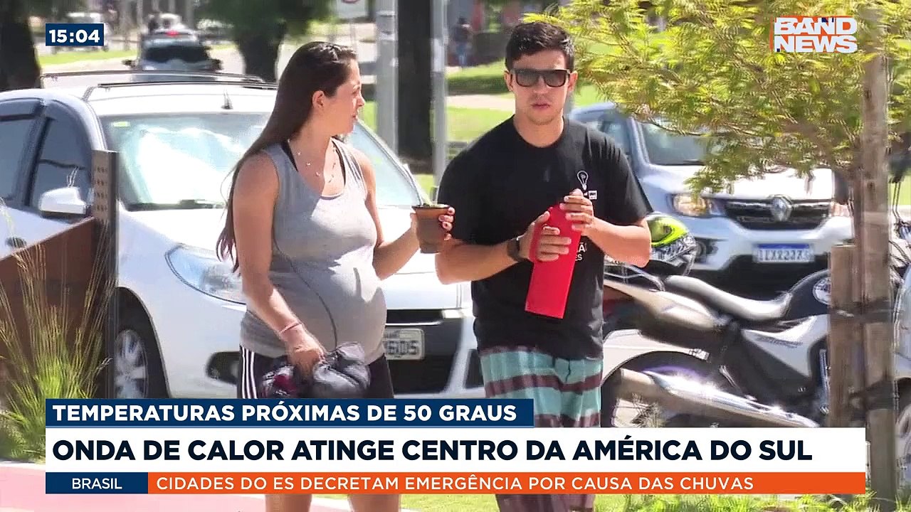Uma onda de calor intensa atinge a região central da América do Sul e pode fazer com que cidades na Argentina, Uruguai e Paraguai registrem temperaturas recordes, próximas dos 50 ° C. Sobre isso, conversamos com a meteorologista Josélia Pegorim.