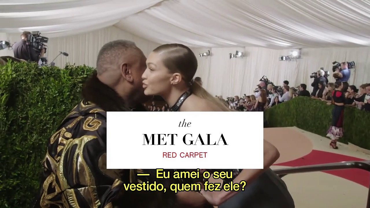Gigi Hadid em entrevista para Vogue no Met Gala 2016 [LEGENDADO PT/BR]