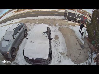 Slick Driveway Surprises Man Hooking up Electricity