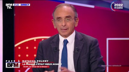 Eric Zemmour: "Je pense qu'il ne faut rien toucher à l'école privée. Elle a fait un travail extraordinaire car elle a compensé l'effondrement du système public"