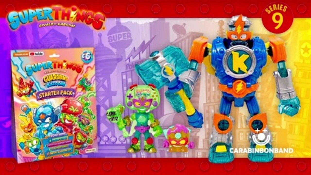 #SUPERTHINGS Serie 9 - superbots, kazoom kids y cómic guía - By CARA BIN BON BAND
