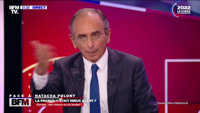 Éric Zemmour: En Europe, je défends d'abord les intérêts de la France. Je ne veux plus que la France soit le bon élève de la construction européenne