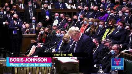 Boris Johnson se disculpa por haber asistido a fiesta en plena pandemia
