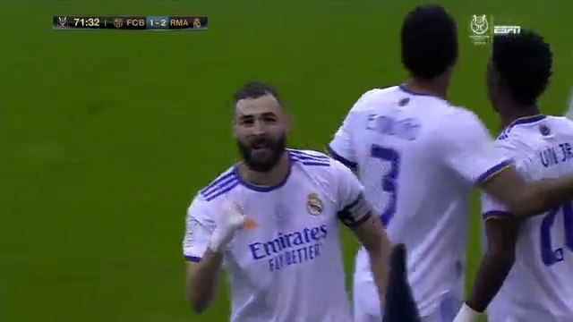 Barcelona vs Real Madrid 2-3 All Goals & Highlights 12/01/2022 Super Cup