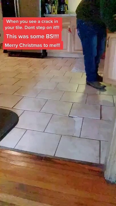 Man Falls Through Floor After Stepping on Crack...