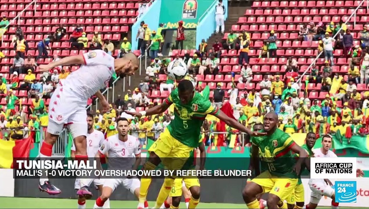 AFCON 2022 MaliTunisia game ends in confusion as referee blows