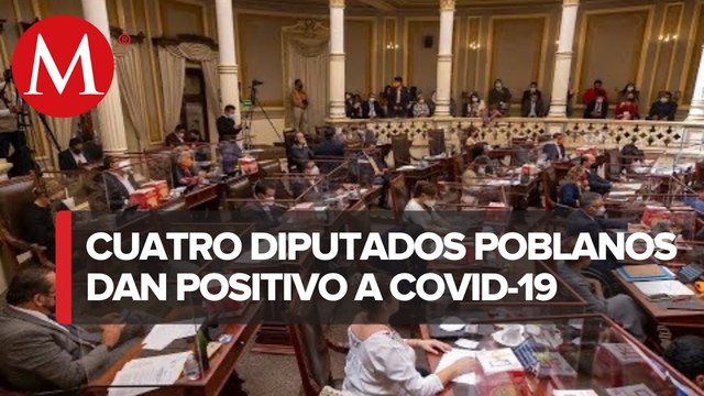 Estos son los casos positivos de covid-19 en el Congreso de Puebla