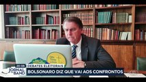 O presidente Bolsonaro disse hoje que pretende ir a todos os debates da eleição presidencial deste ano. O primeiro já tem data e lugar: será no dia 4 de agosto, aqui na Band.