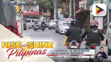 DILG, inatasan ang mga barangay na magkaroon ng listahan ng unvaccinated residents