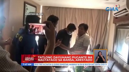 Tatlong dayuhang pugante na nagtatago sa bansa, arestado | UB