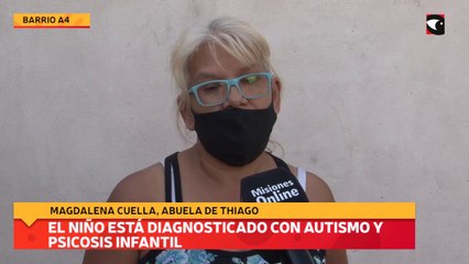 "El niño está diagnosticado con autismo y psicosis infantil"