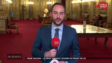 Passe vaccinal : le Sénat poursuit l'examen du projet de loi  - En Séance au Sénat (12/01/2022)