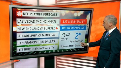 Bitter cold rivalry match-ups and more in this week's NFL playoff forecast