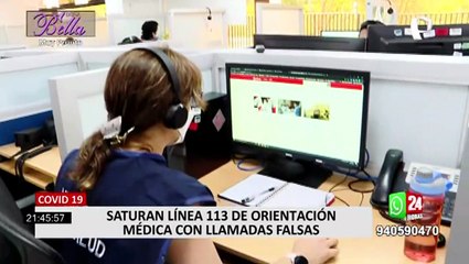 Línea 113 del Minsa: más del 30% de llamadas recibidas son falsas o de burla