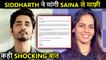 Siddharth Apologises to Saina Nehwal for 'rude joke' In Open Letter