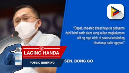 Sen. Bong Go, suportado ang pag-amyenda sa ilang probisyon ng Philippine Disaster Risk Reduction and Management Act of 2010