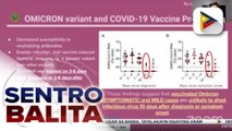 Isolation at quarantine period ng fully vaccinated COVID-19 cases at close contact, target paikliin ; RT-PCR test sa asymptomatic close contacts, magiging optional na lang ayon sa DOH