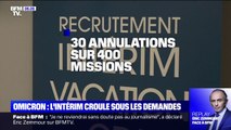 Variant Omicron: les agences d'intérim débordées par les demandes