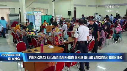 Pelaksanaan Vaksinasi Booster di Puskesmas Kebon Jeruk Jakarta Barat