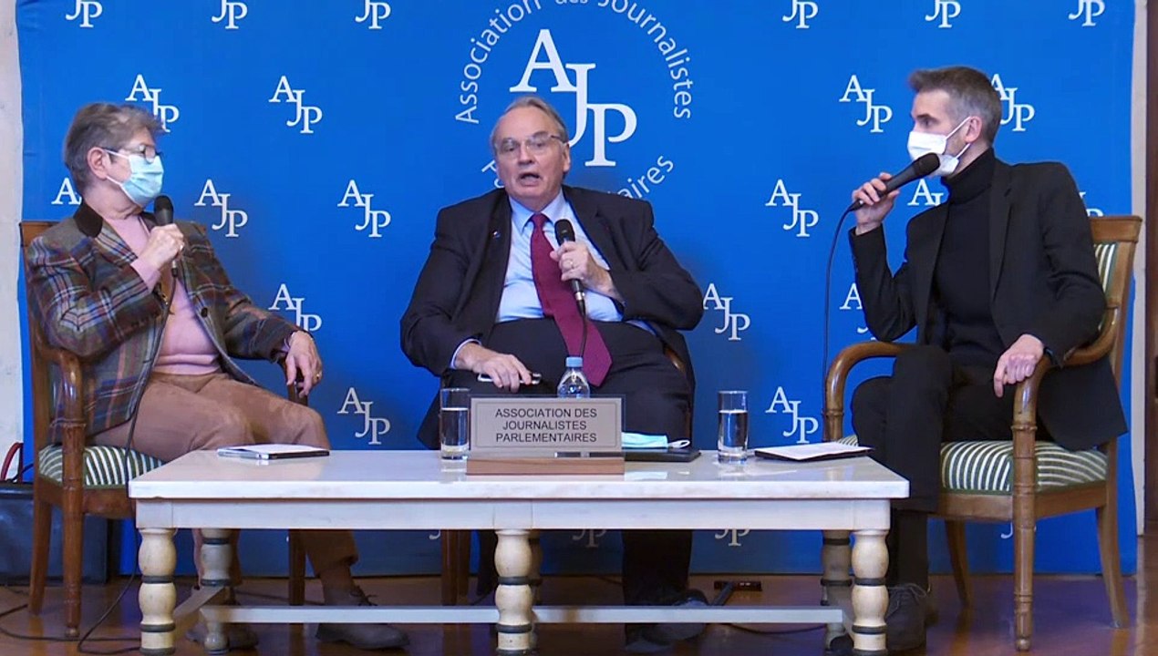 Conférence de presse de l'AJP : M. Jean-Louis Bourlanges, député (MoDem) des Hauts-de-Seine, président de la commission des affaires étrangères - Mercredi 12 janvier 2022