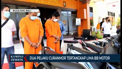 Ditangkap, Dua Pelaku Curanmor