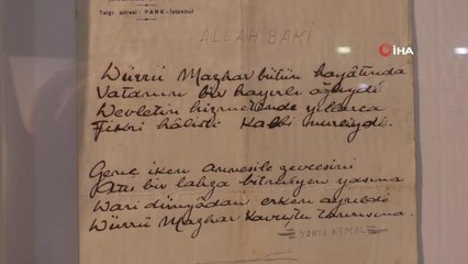 Yahya Kemal Beyatlı'nın 'Allah Baki' adlı şiiri ilk kez edebiyatseverlerle buluştu
