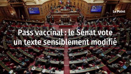 Pass vaccinal : le Sénat vote un texte sensiblement modifié