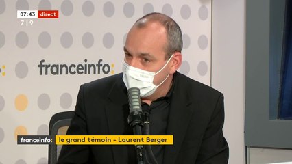 Grève dans l'Education nationale, télétravail... Laurent Berger était l'invité de franceinfo ce jeudi 13 janvier 2022
