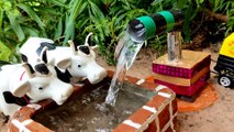 mini water pump - cow shed - diy tractor machine