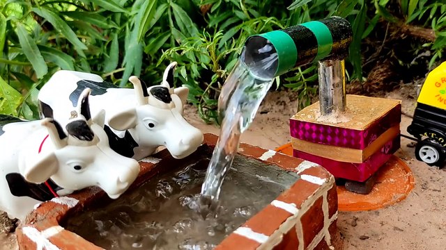 mini water pump - cow shed - diy tractor machine