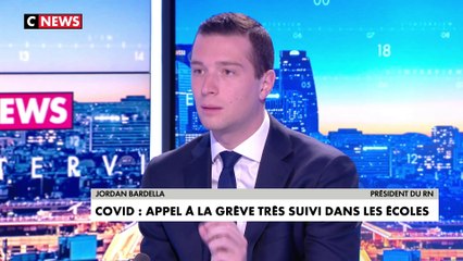 Jordan Bardella donne son avis sur la grèves dans les écoles