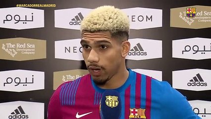 Declaraciones de Araujo tras el clásico / FCB