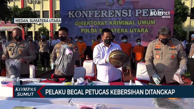 2 Pelaku Begal Petugas kebersihan di Medan Ditangkap