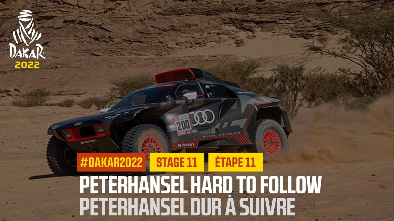 Peterhansel hard to follow / Peterhansel dur à...