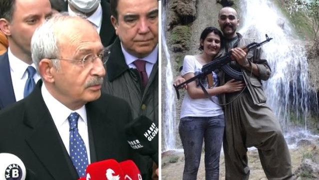HDP'li Semra Güzel'in PKK'lı teröristle fotoğrafları soruldu, Kılıçdaroğlu topu Erdoğan'a attı