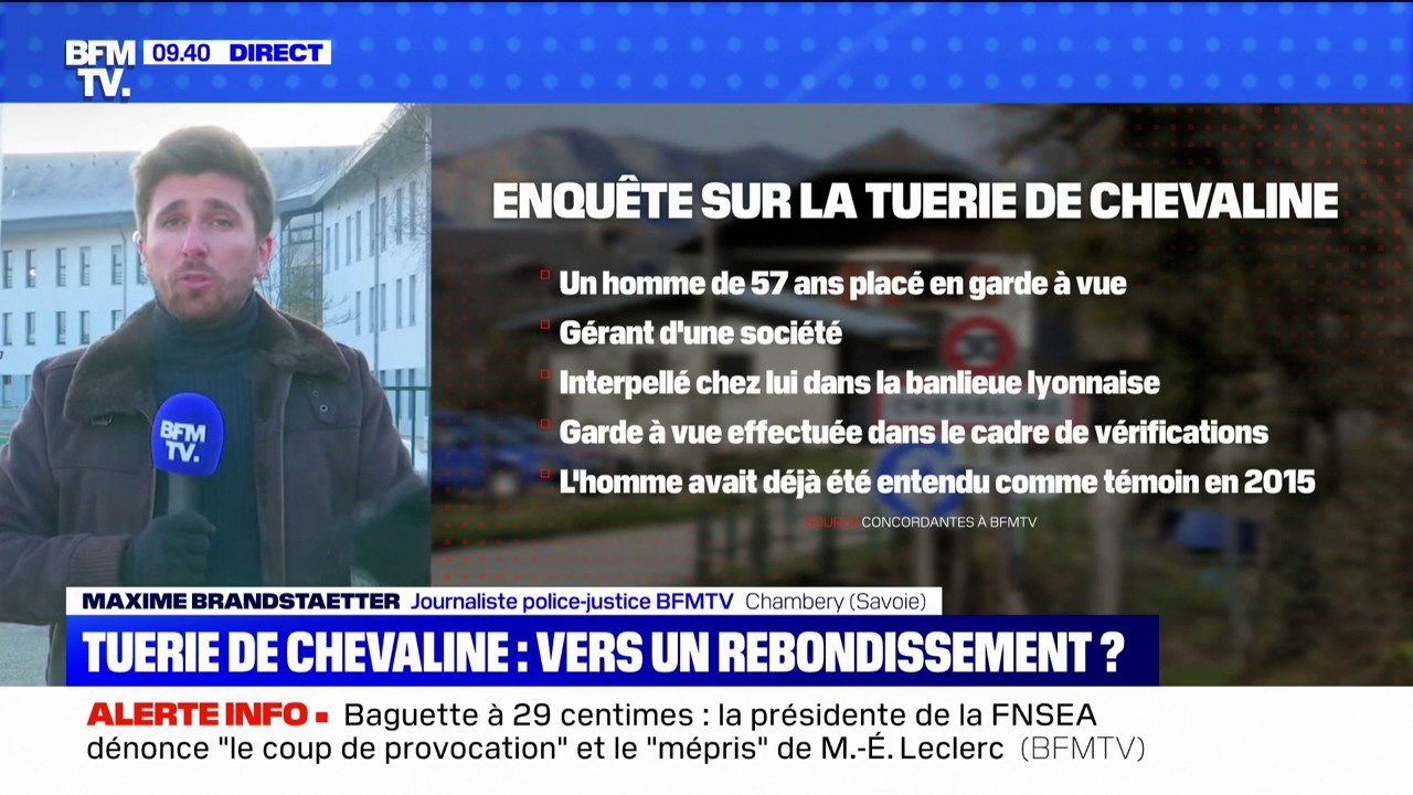 Tuerie de Chevaline: qui est l'homme placé en garde à vue?