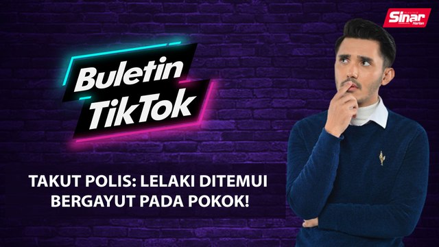 Takut polis: Lelaki ditemui bergayut pada pokok!