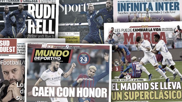 Le scénario fou du Clàsico enflamme toute l'Espagne, Antonio Rüdiger porté en héros en Angleterre