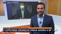 A vacina da Pfizer que será aplicada em crianças de 5 a 11 anos chegou nesta quinta-feira, 13, ao Brasil. O primeiro lote com 1 milhão e 200 mil doses foi encaminhado para o centro de distribuição em Guarulhos, na região metropolitana de São Paulo.