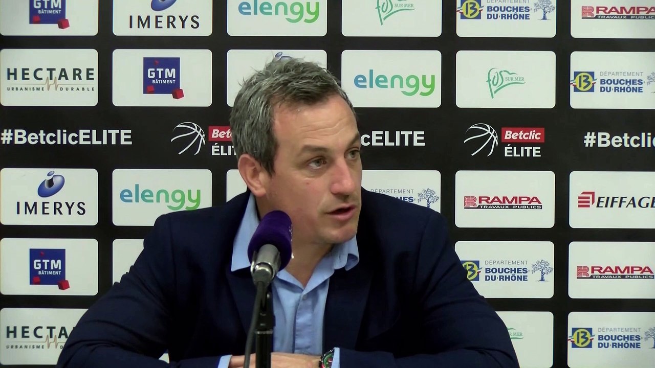 Au micro maritima: le coach de Fos Provence Basket Rémi Giuitta