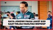 Gaya Jokowi Pakai Jaket G20 Saat Tinjau Fasilitas Untuk MotoGP Di Bandara Zainuddin Abdul Madjid Lombok