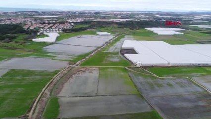 Şiddetli yağmurun vurduğu Manavgat'ta hasar tespiti