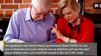 Andrew Luck looks like new man in rare public appearance alongside Robert