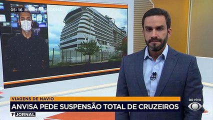 A Anvisa recomendou a suspensão completa da temporada de cruzeiros no Brasil. A agência defende que a medida é necessária para proteger a população.