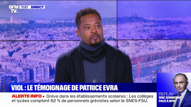 Tous les soirs, c'était un cauchemar : agressé sexuellement et violé à l'âge de 13 ans, l'ex-footballeur Patrice Evra témoigne sur BFMTV