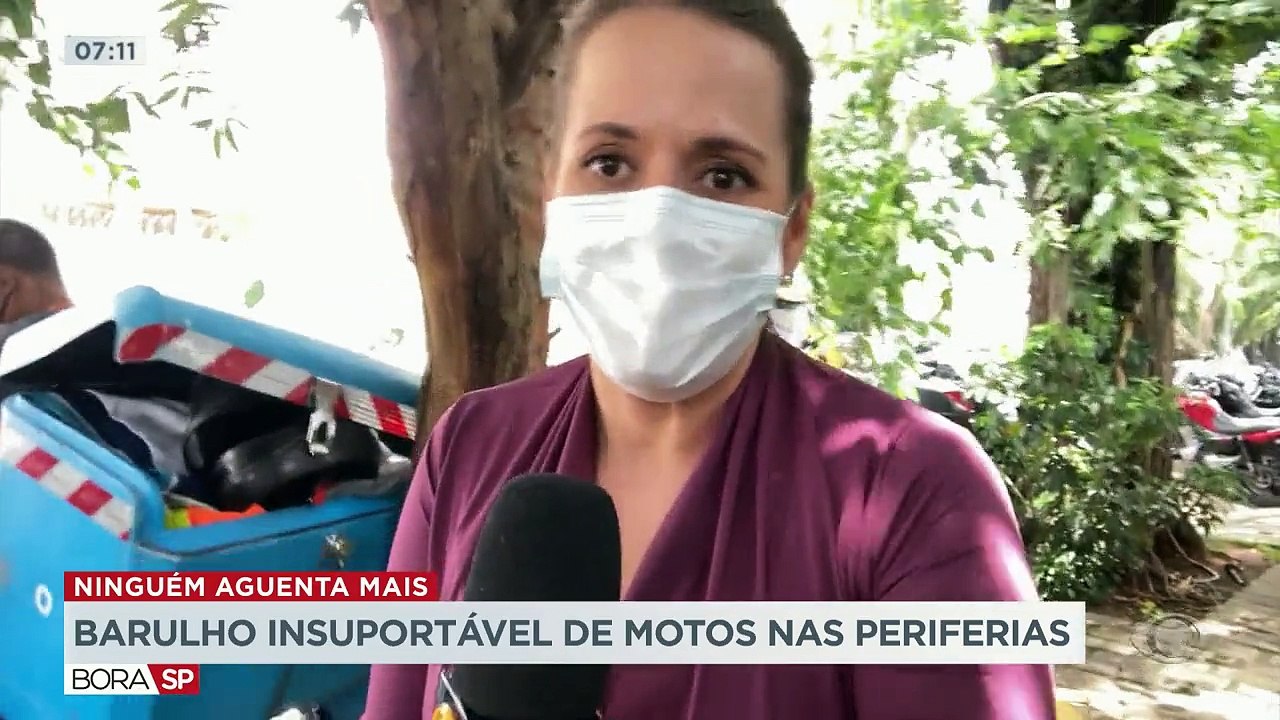 Quem mora na periferia não aguenta mais o barulho insuportável de motos nas conhecidas "tiradas de giro". E a falta de policiamento para coibir essas práticas só aumenta ainda mais o problema.