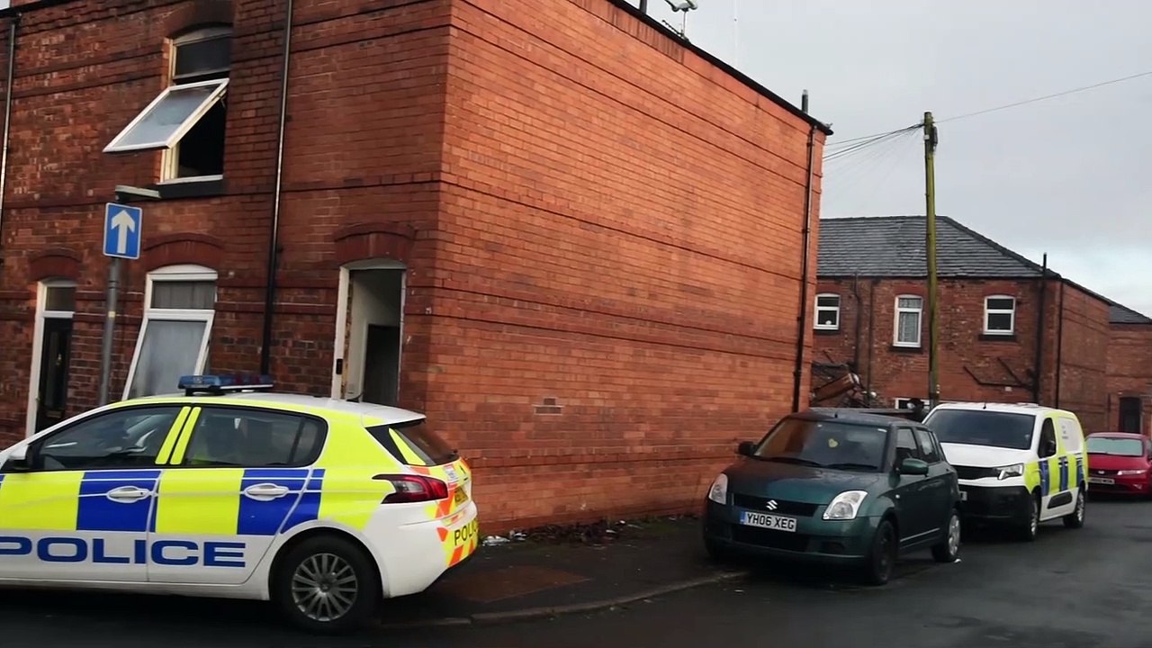 Police at scene of Whelley fire