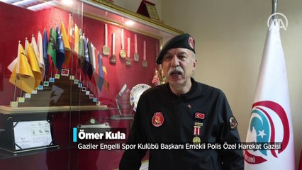 Gaziler ‘özel harekat’ ruhunu kurdukları kulüpte yaşatıyor
