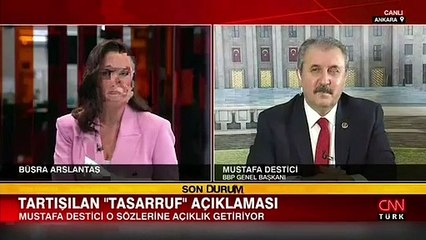 ''Tasarruf için kuzu kestiriyorum'' diyen Destici'den yeni açıklama