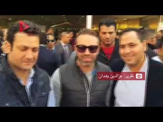 حازم إمام يتجاهل مرتضى منصور لدى وصوله لـ انتخابات الزمالك